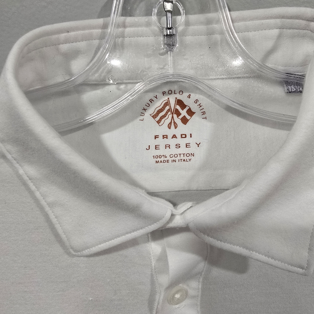Fradi 100 Percent Cotton White Men's Polo Shirt